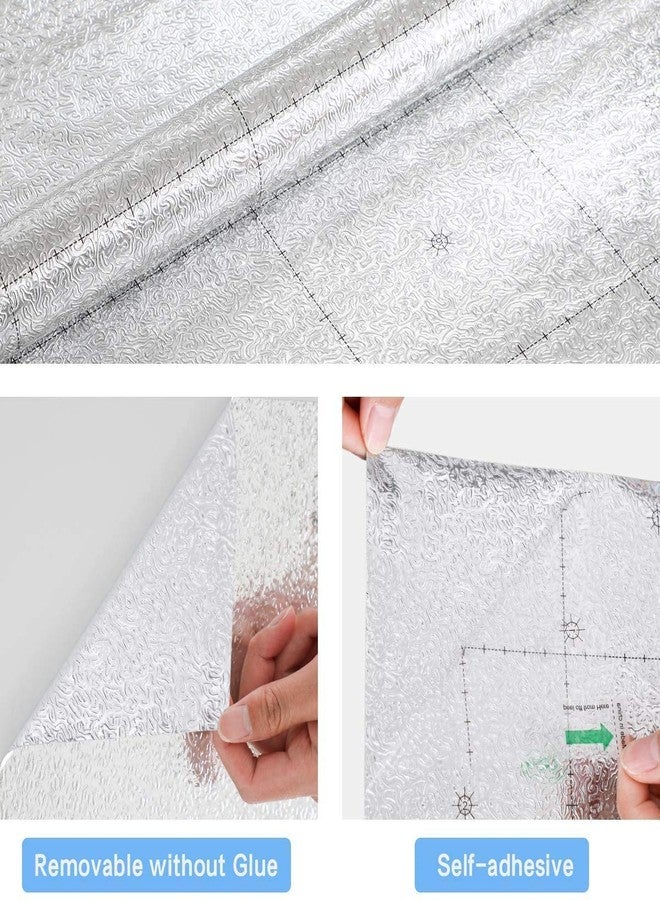 JENY Kitchen Oil-Proof Aluminum Foil Sticker Wall Desk Floor Waterproof DIY Home Furniture Decorate Foil Style Wallpaper (3m) - Image 5